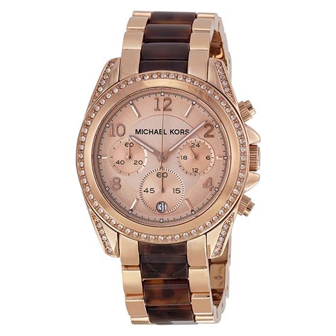 rose gold michael kors watches for women|two tone rose gold watch.